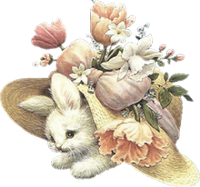 a sweet easter rabbit